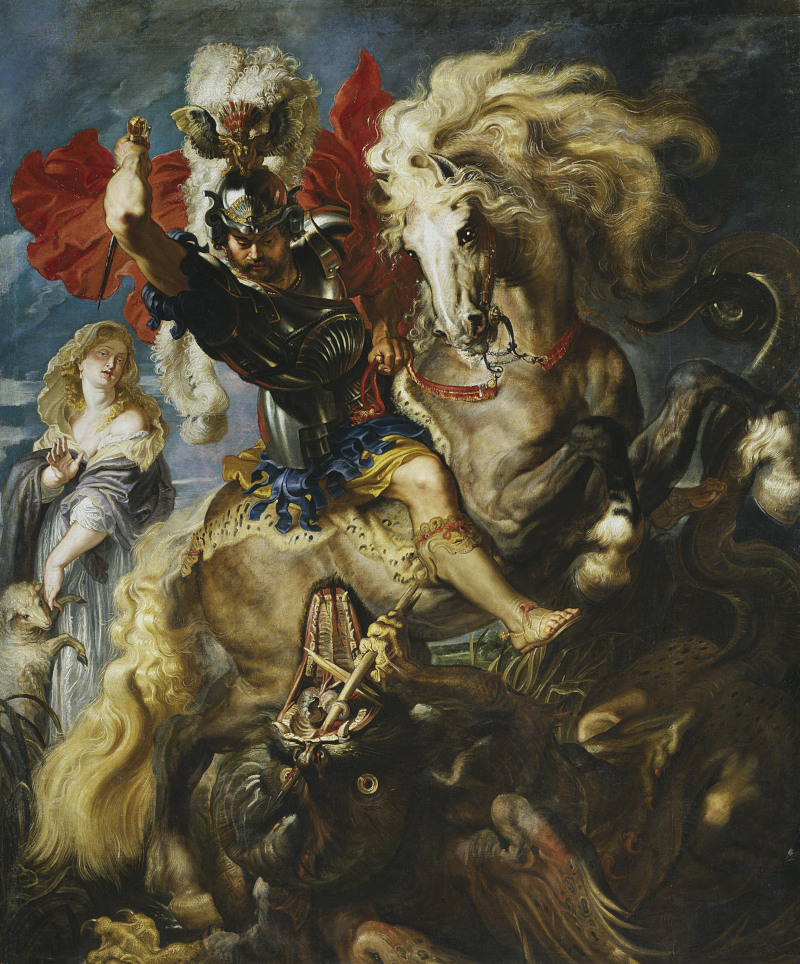 Saint George and the Dragon by Peter Paul Rubens